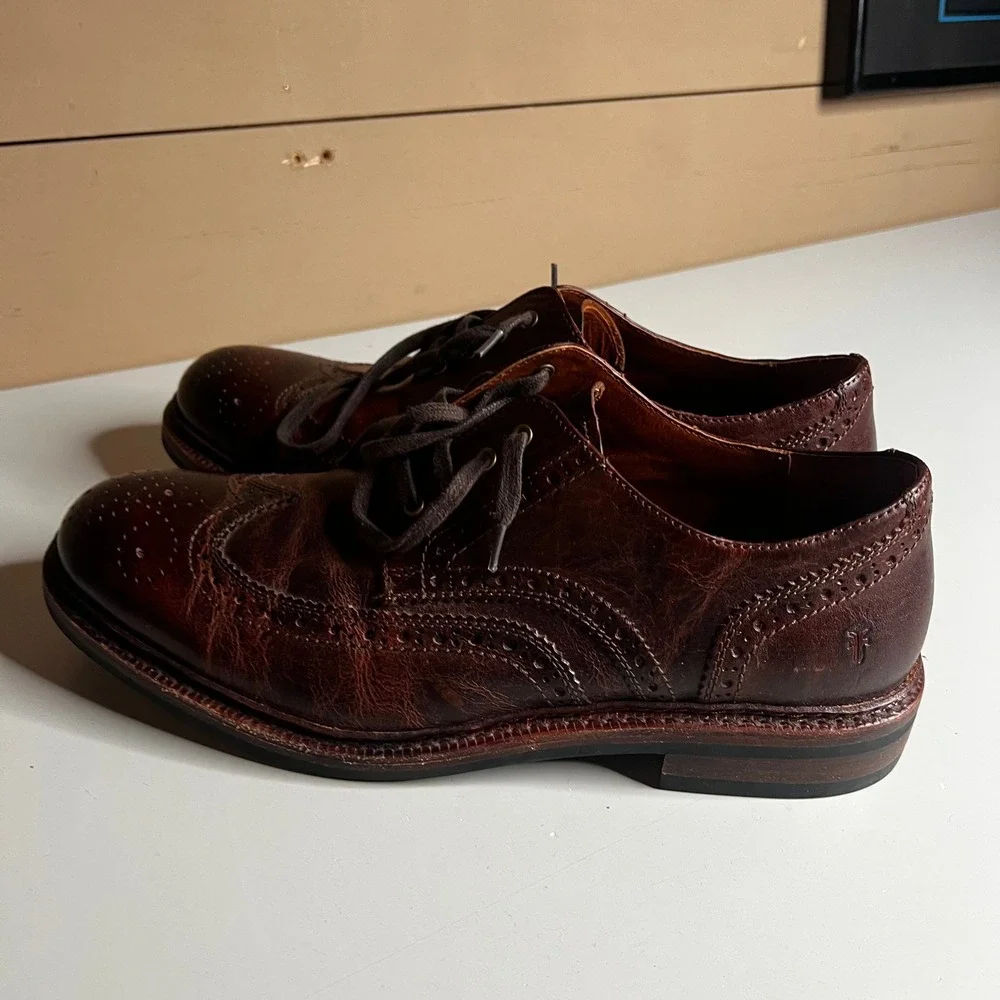 Frye james wingtip